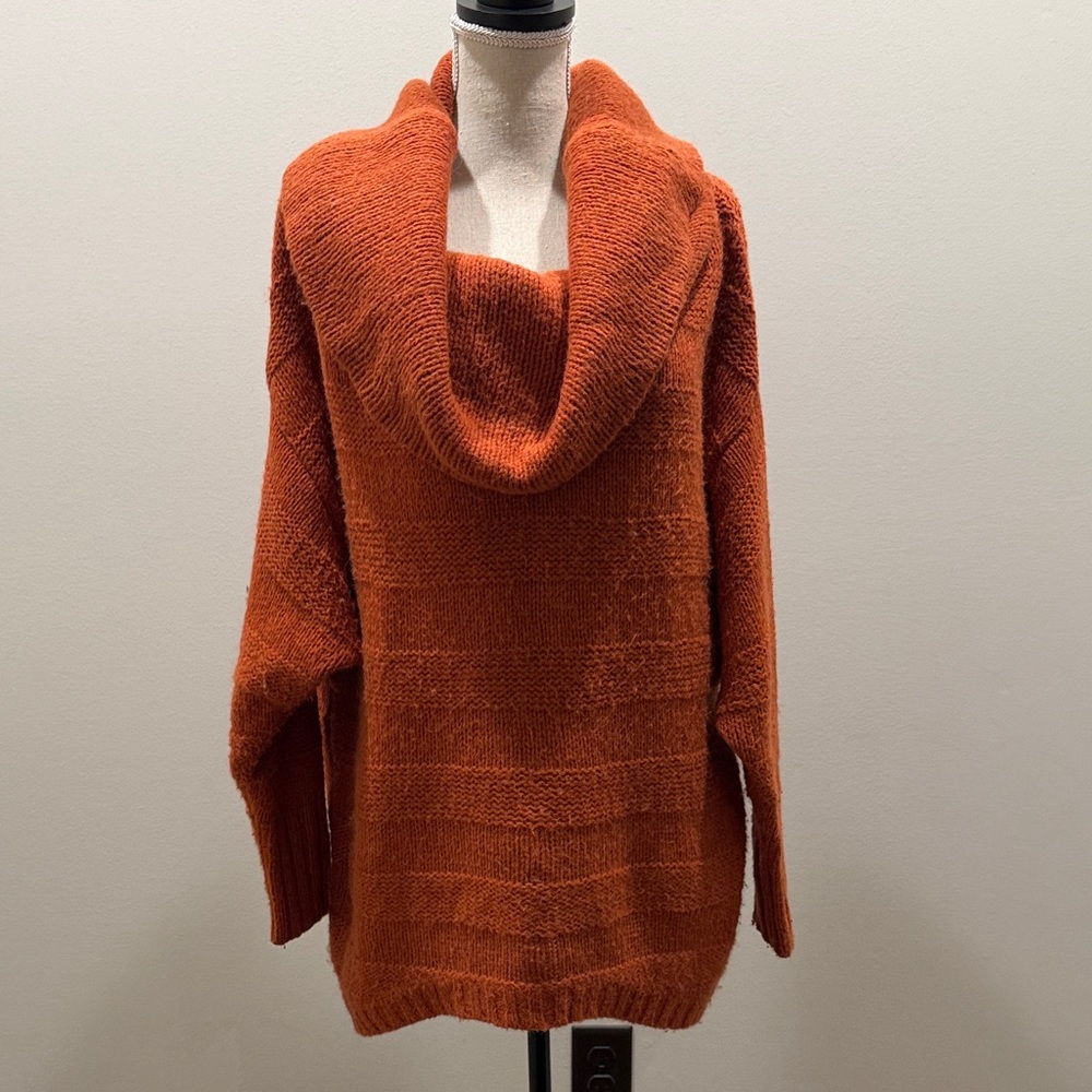 Sanctuary Rust Cowl Neck Sweater